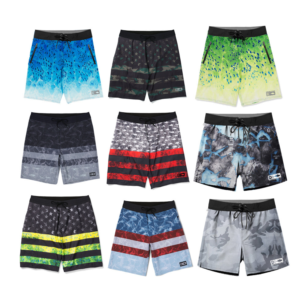 mens shorts wholesale waterproof Printed Designer Fishing Shorts Beach Volleyball Men's Sports Casual Men's Shorts