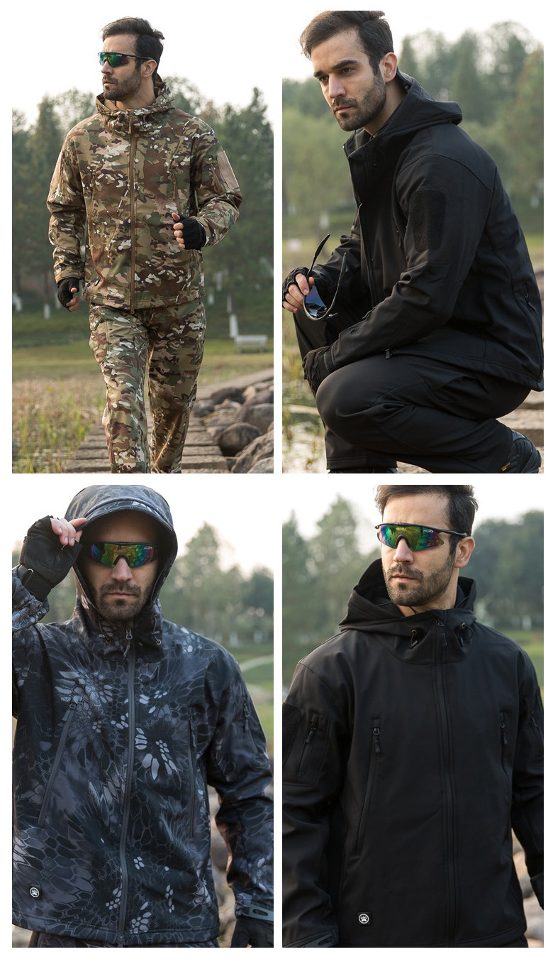 Customized camo Hoodie printing outdoor keep warm waterfowl hunting jacket Hunting camo jacket