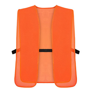 High Quality Reflective Orange Hunting Fishing Vest For Outdoor Breathable Photographer Vest