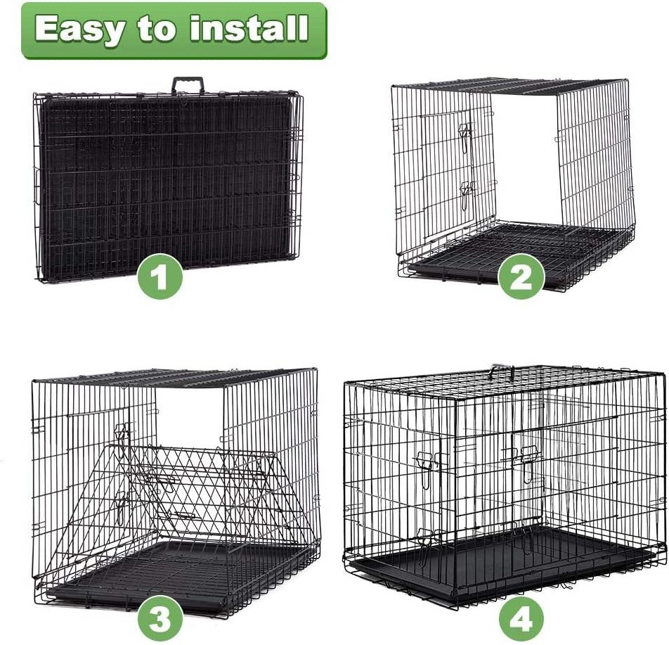 Wholesale Stainless Steel Folding Dog Cage Pet Cages