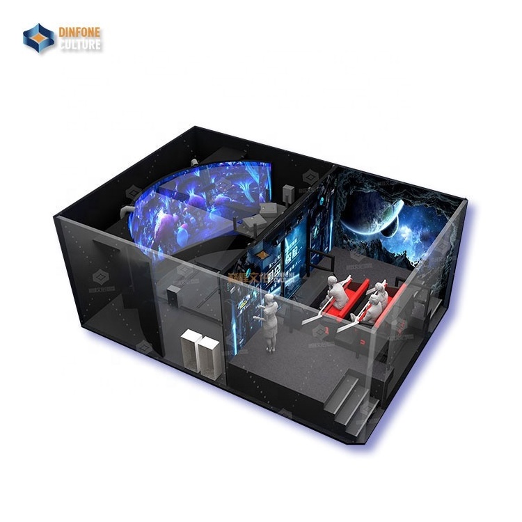 Dinfone New Technology 7D Cinema Simulator Metaverse Amusement Park 5D 7D 9D VR Cinema Chair