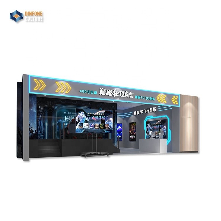 3D immers arc screen orbit cinema 9d tracking simulator cinema equipment railway car riding journeys vehicles simulator Games