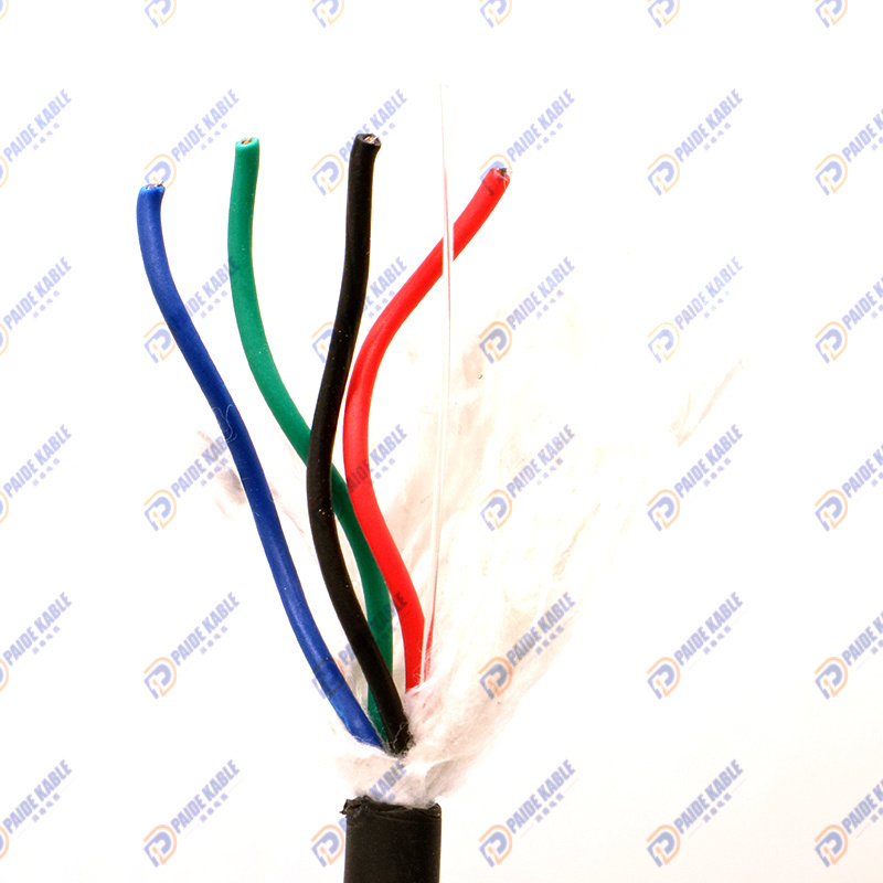 Flexible Robot Towline Cable TRVV 2 3 4 5 6 7 8 Core Signal Control Power Cable