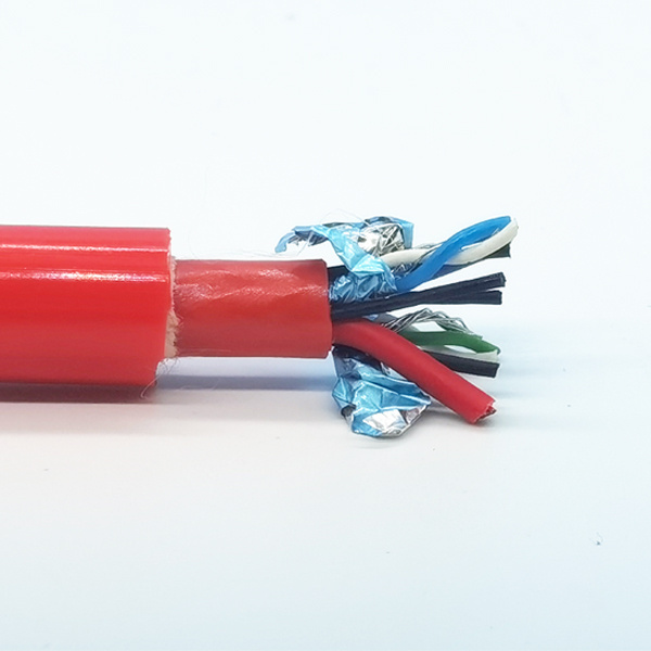 Custom 2x1.0mm2+2x2x0.5mm2 Double Sheath Shielding Underwater Cable for Monitoring Camera