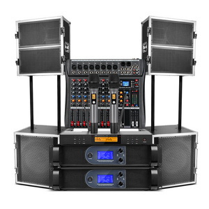 Biner LS10 High Quality Dual 10 Inch Power 750W+750W Professional Line Array Spaekers Audio Sound System Speakers