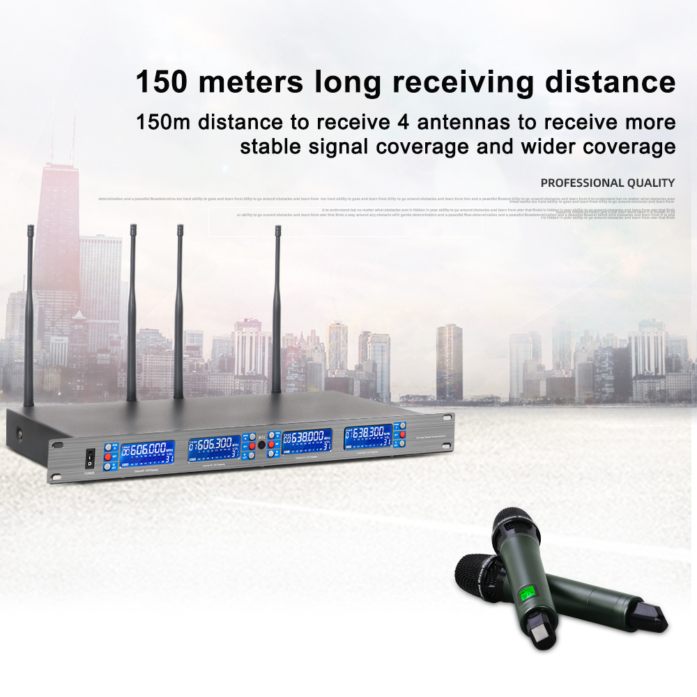 Biner DR2800 Professional Cardioid Dynamic Handheld UHF wireless Microphone For Teaching Karaoke