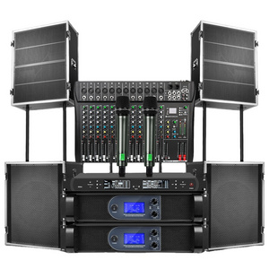 Biner LS15 Dual 15 Inch 2 Channels Sound System Speaker With Professional Audio For Stage Performance