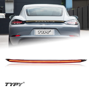 Through Type End Light Redesigned LED Dynamic Flow Through End Light plug-and-play for PORSCHE 718 2016-2023