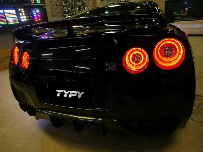 Car Tail Lamp Rear Lamp Accessories Modified LED Taillamp Tail Light For Nissan GTR 2007-UP