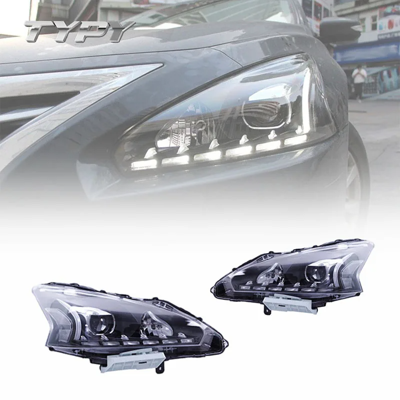 High brightness headlamp assembly Modified LED Head Lamp Head Light Daytime Running Lights For Nissan Teana Altima 2013-2015