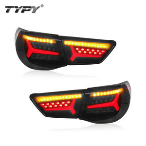 New design rear tail lamp back light taillights with running turn signal function for Toyoda  REZI 2010-2013