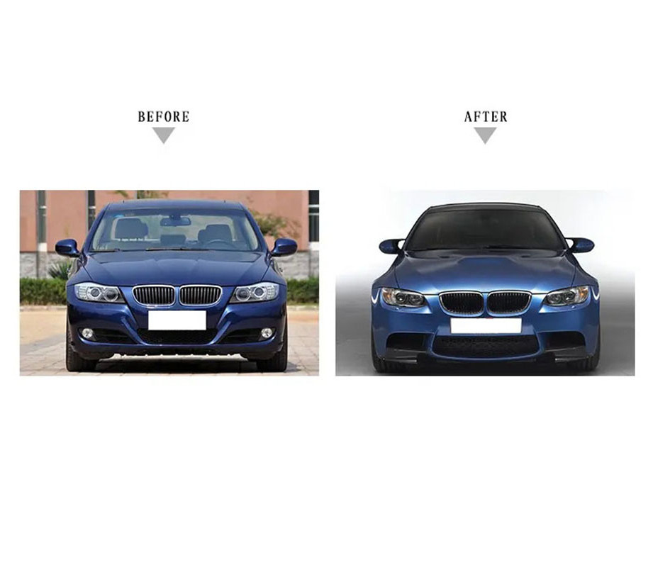 Car Modified M3 style Bumper Body Kits For BMW 3 series E90 Upgrade to M3 Modified Body Kit