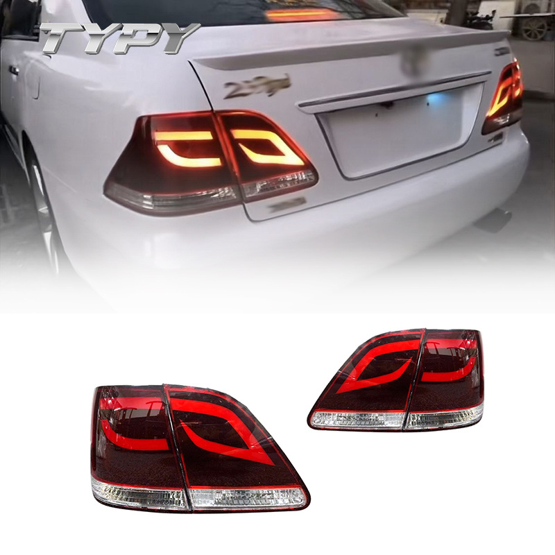 Car Tail Lamp Modified LED Taillamp Taillight Running Lights Turn Signal Brake Reversing Light For 2003-2009 Toyota 12th Crown