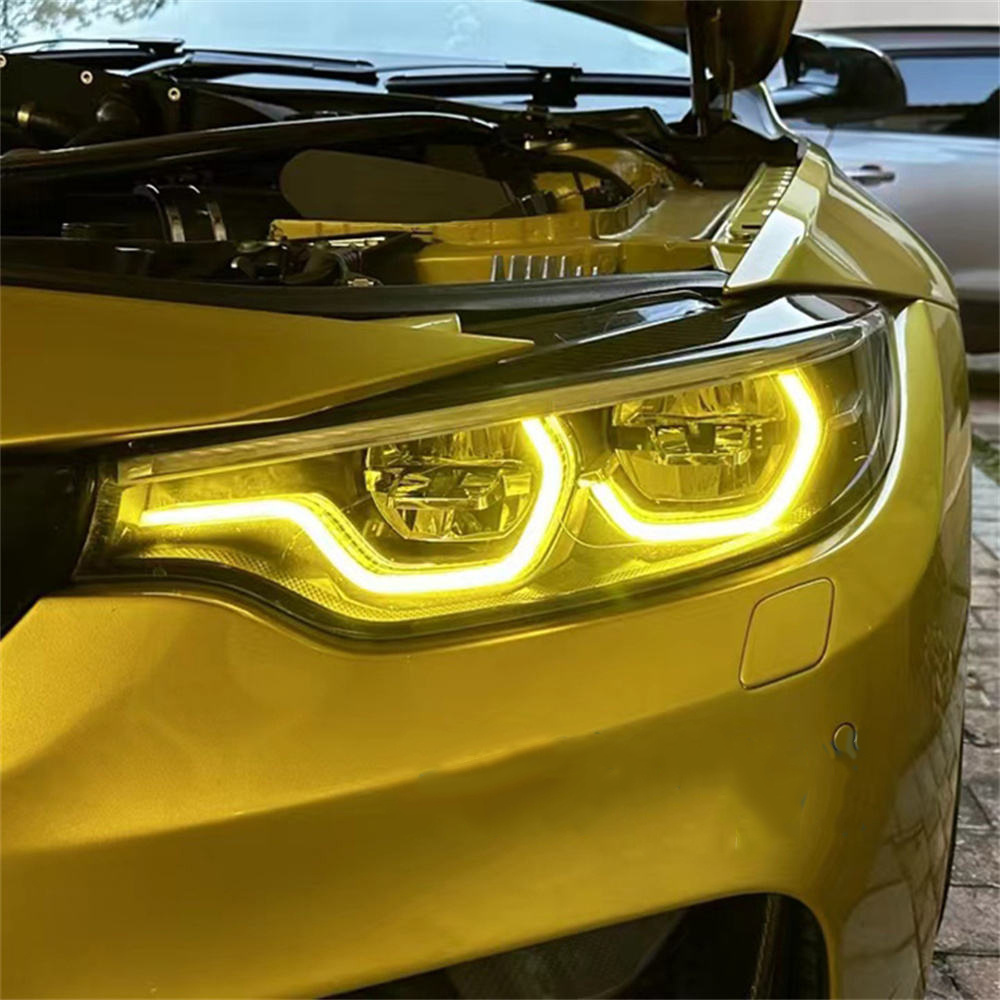 M3 M4 Yellow Angel Eyes DRL multicolor LED boards daytime running lights For bmw F80 F82 M3 GTS DRL Module