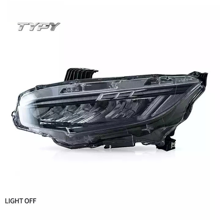 LED Headlight For Honda Civic 2016-2020 Others Car Light Accessories Auto Lighting Systems Parts Sequential Synth