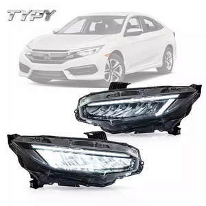 LED Headlight For Honda Civic 2016-2020 Others Car Light Accessories Auto Lighting Systems Parts Sequential Synth