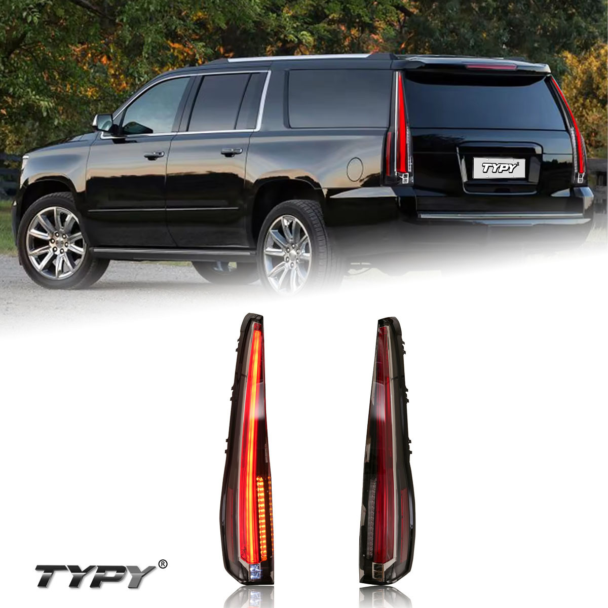 TYPY Car LED Tail Lamp For Cadillac Escalade 2007 2008 2009 2010 2011 2012 2013 2014 Taillight