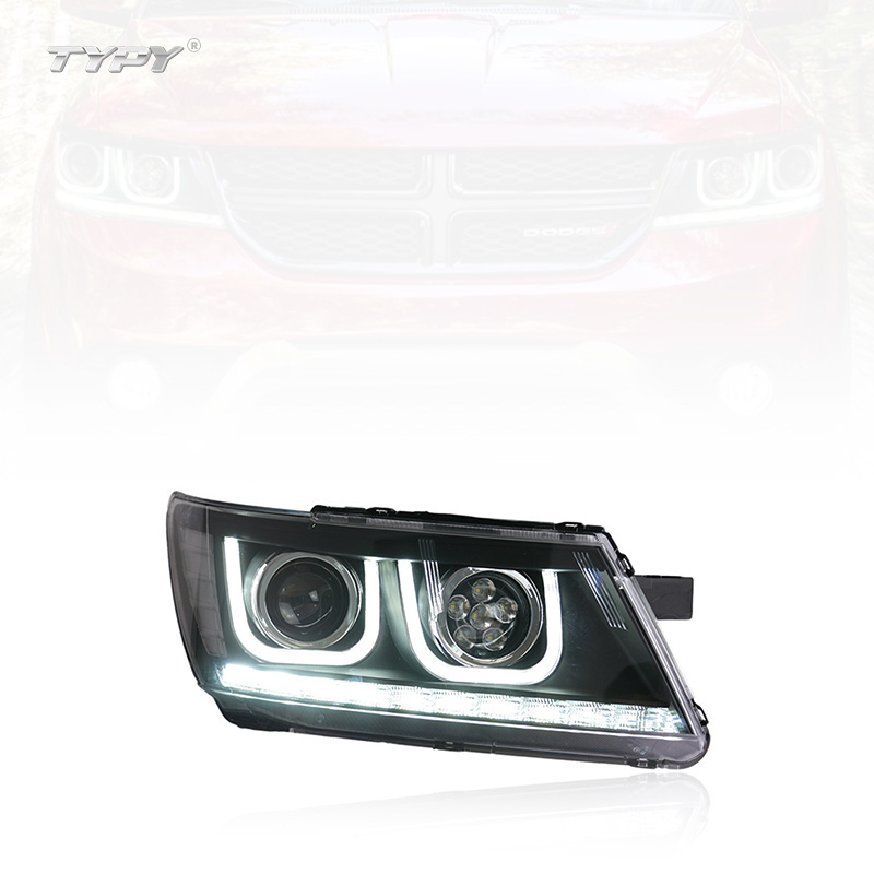 LED Strip Headlight U Style LED Light High Beam For Dodge Journey 2009 2010 2011 2012 2013 2014 2015 2016 2017 2018 2019