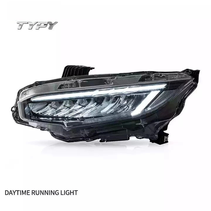 LED Headlight For Honda Civic 2016-2020 Others Car Light Accessories Auto Lighting Systems Parts Sequential Synth