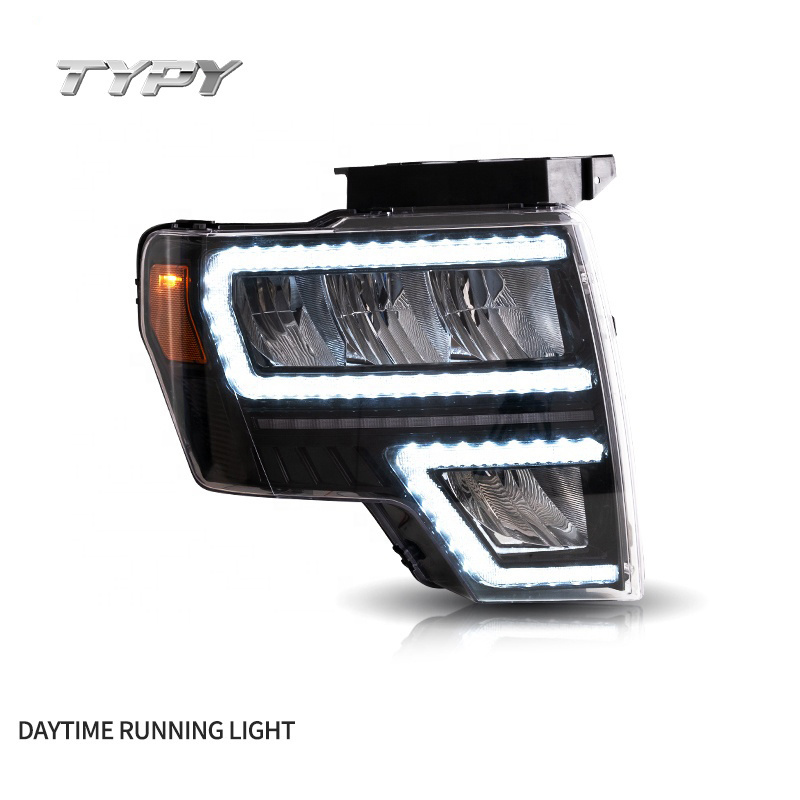 Car LED Headlights Start up Animation DRL Raptor Front Lamp For Ford F150 2009 2010 2011 2012 2013 2014