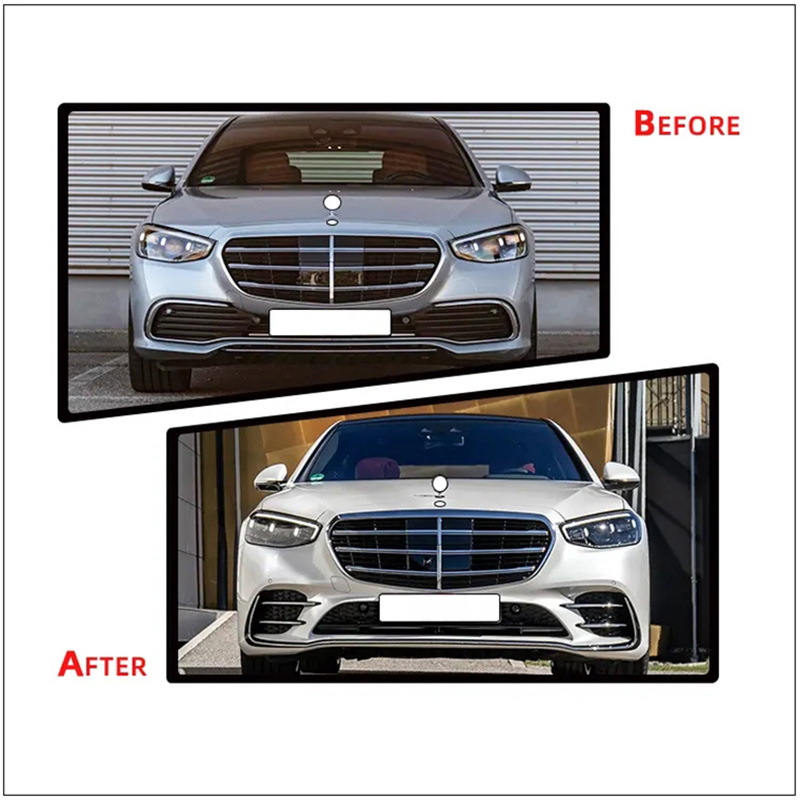 Car Modified W223 S580 Bumpers Body Kits For Mercedes Benz S Class W223 S320 S400 S450 2021-2022 Upgrade To S580 AMG Body Kit