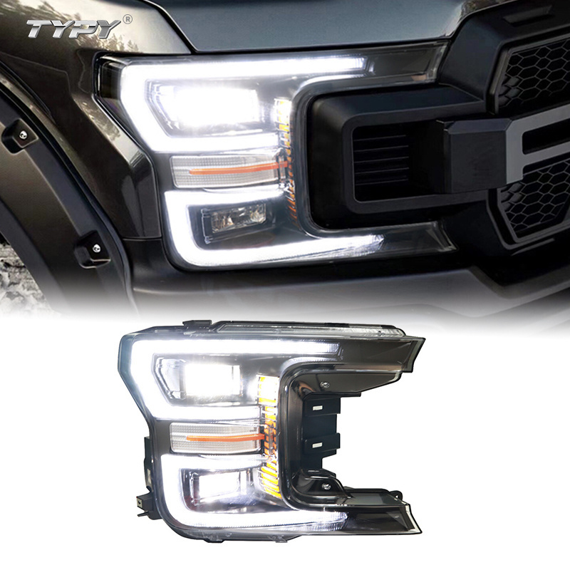 Headlight Assembly Full LED  with DRL Turn Signal Plug-and-play headlamp for Ford F150 2017 2018 2019 2020