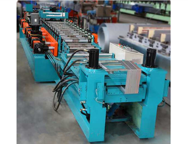 Louvers/curtain type fire damper roll forming machine