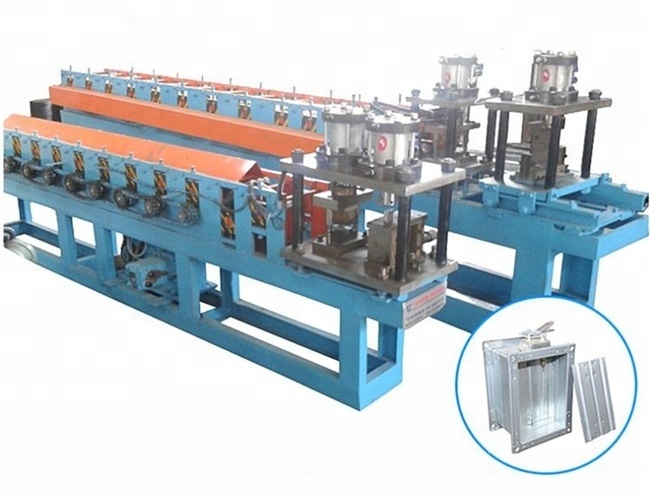 Louvers/curtain type fire damper roll forming machine