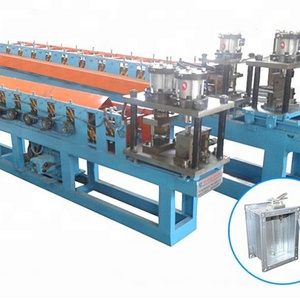 Louvers/curtain type fire damper roll forming machine