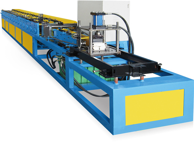 Fast speed 0-20m/min Metal Stud Track Steel Gauge Frame roll forming machine With  flying sawing cutting