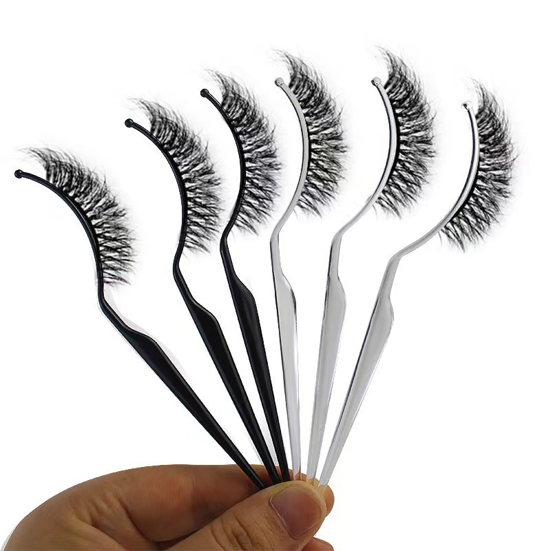 Wholesale Faux Eyelash Tools Plastic Stick Tester False Lashes Display Stand For Full Stripe Eyelash