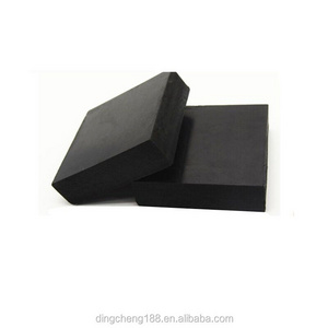 solid square rubber block