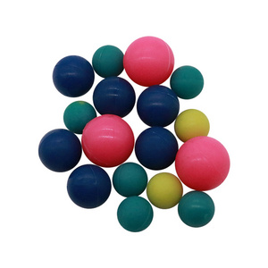 White 16, 24, 30mm Sieve Cleaner Rubber Ball Custom Different Material Colored FKM Rubber Ball for Vibrating Sieve