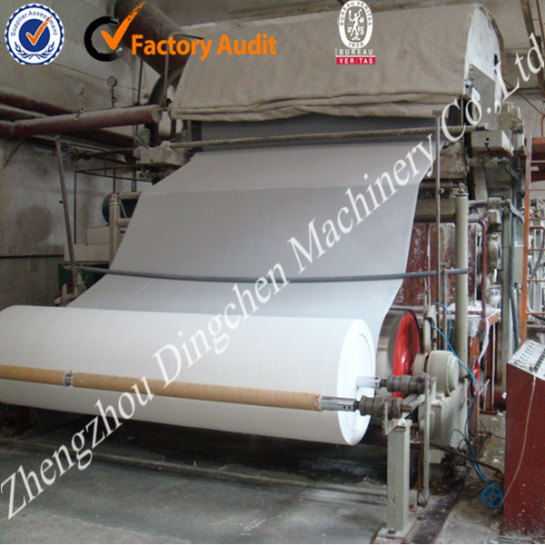 Small waste paper recycling machine 787mm fully automatic toilet paper machine