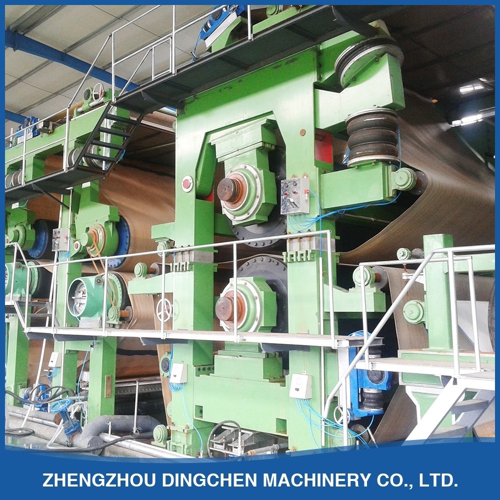 DINGCHEN Machinery 2500mm 80 TPD Fluting Paper Machine