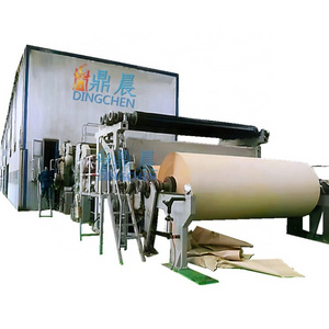 DINGCHEN Machinery 2500mm 80 TPD Cardboard Paper Recycling Machine for sale Price