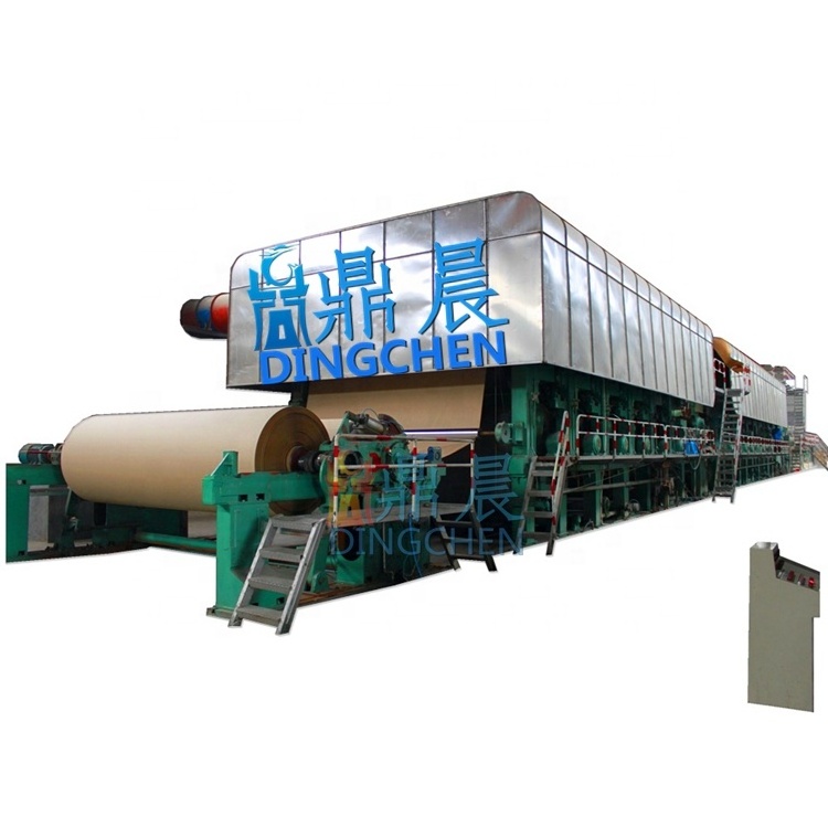 Waste old carton scrap paper recycling machine recycle paper plant