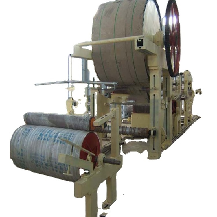 Small waste paper recycling machine 787mm fully automatic toilet paper machine