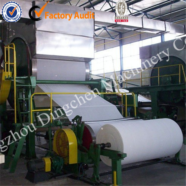 Small waste paper recycling machine 787mm fully automatic toilet paper machine