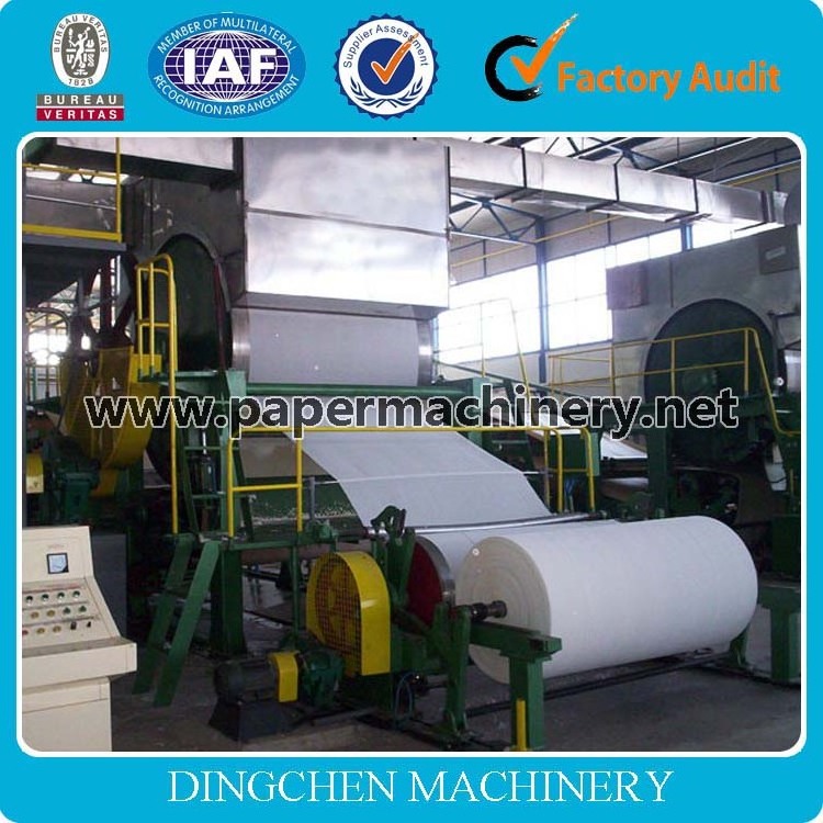 DINGCHEN 1880mm 5TPD Toilet Tissue jumbo paper making machine