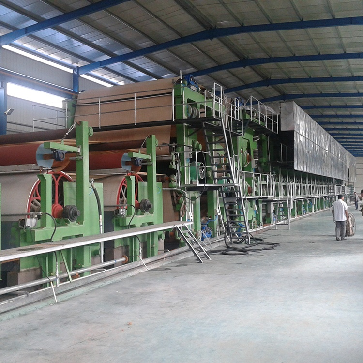 China manufacturer waste paper recycling plant  kraft paper making machine 1575 kraft paper making machine