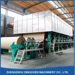 China manufacturer waste paper recycling plant  kraft paper making machine 1575 kraft paper making machine