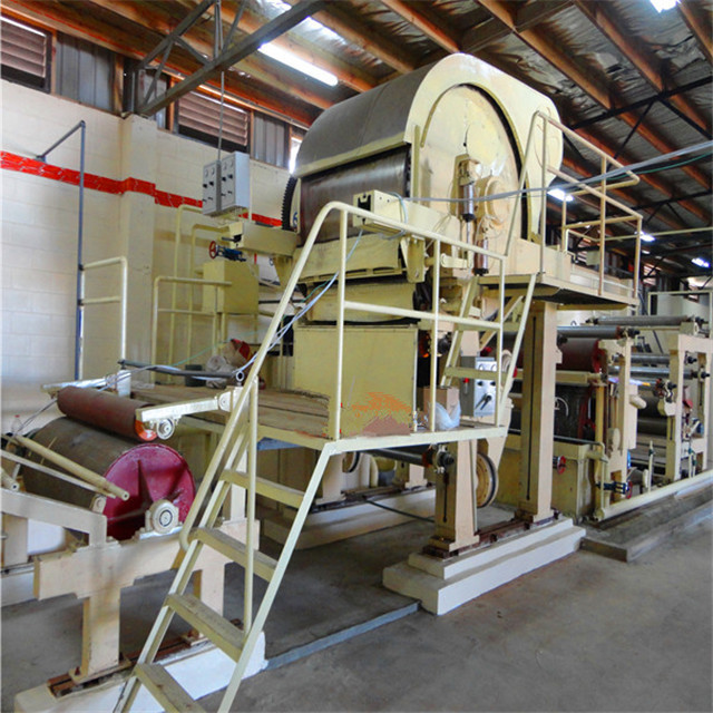 Buy 10 Tons per day High quality 3200mm raw material with wheat straw tissue paper making machine  toilet paper equipment for Lo