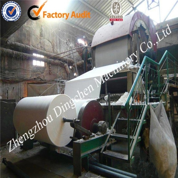 Hot new products  1575mm Type Toilet Tissue Paper Making Machine Small Paper Recycling Machine