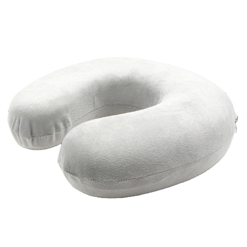 U shape pillow for travel with memory foam filling