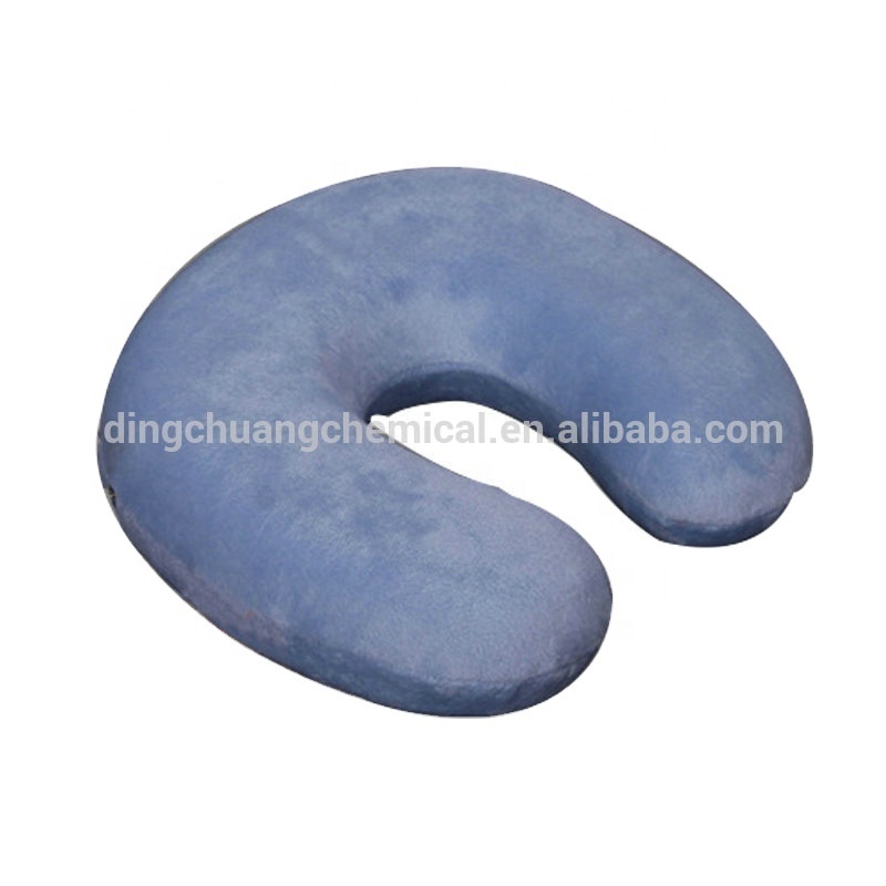 U shape pillow for travel with memory foam filling