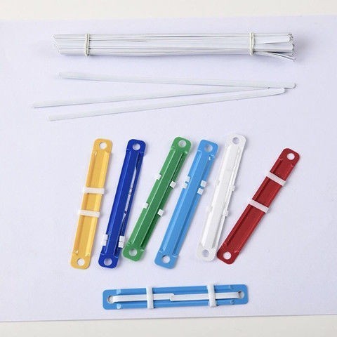 Hot Selling 50pcs Plastic Prong Paper Fasteners for Office,School Using