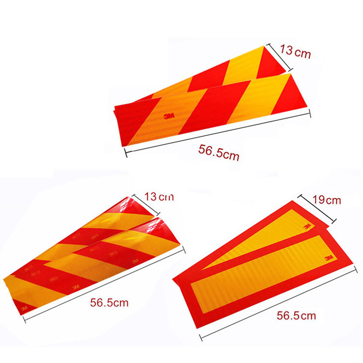 Factory Price Wholesale Light Road Sign Transparent Truck Car Safety Reflective Sticker Sheet Printing Paper