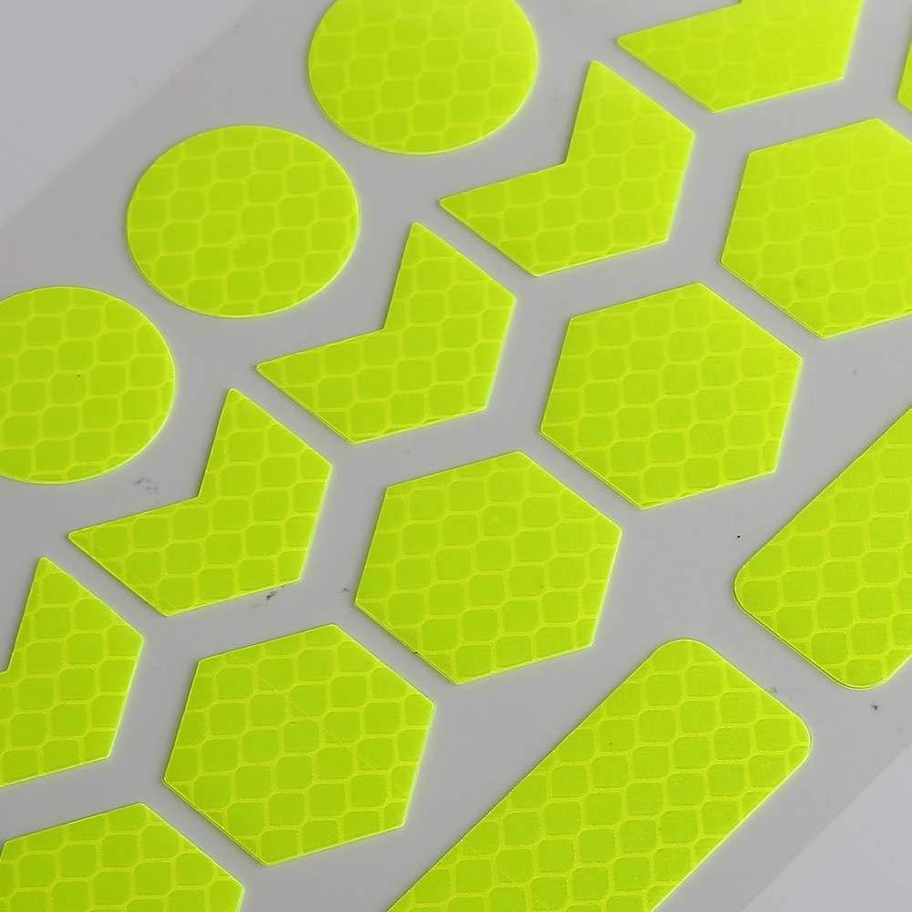 Free Sample Reflective Decals Vinyl Bicycle Sticker Self Adhesive Reflector Car/Bicycle Reflective Sticker Logo