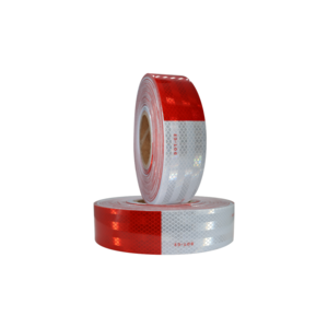 High Intensity Prismatic Conspicuity Tape Highly Visibility Red and White Reflective Tape for Trailers